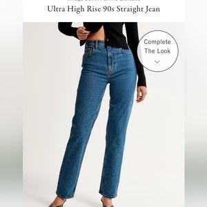 Abercrombie high rise jeans